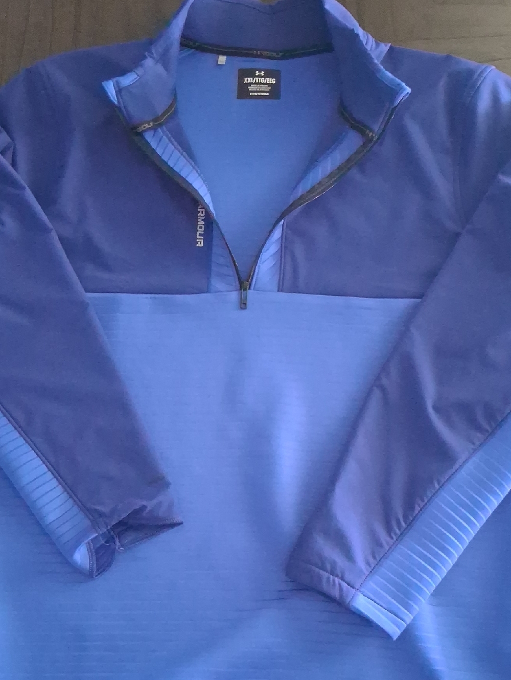 Under Armour Two-Tone Blue 1/4 Zip Pullover